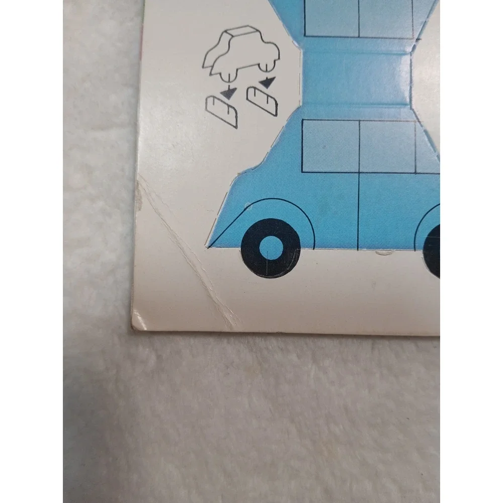 VTG 1976 Whitman Tiny Neighborhood Press-Out Book #1917 Unused Punch Out Set